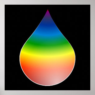 PÔSTER RAINBOW TEARDROP