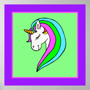 Poster Rainbow Unicorn