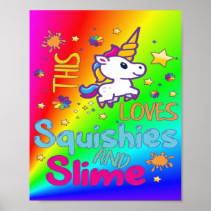 Poster Rainbow Unicorn Ama Estilos E Lama