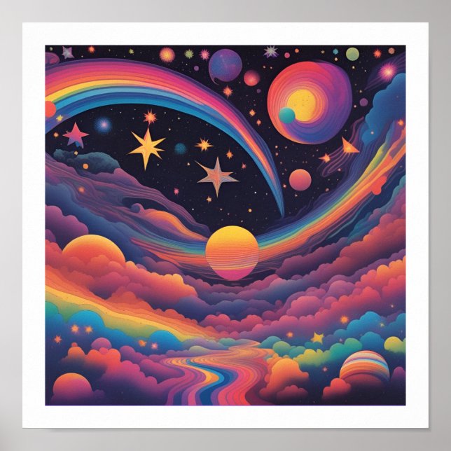 Poster Rainbow Universe (Frente)