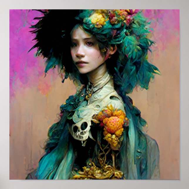 Poster Rainbow Urchin 2 Fantasy Sci-Fi (Frente)