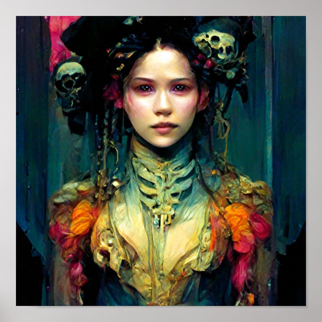 Poster Rainbow Urchin Fantasy Sci-Fi (Frente)