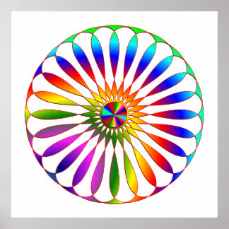 Poster Rainbow Wheel