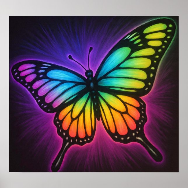 Poster RainbowButterfly (Frente)