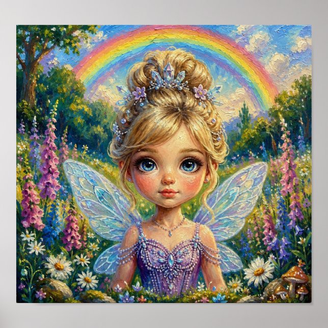 Poster RainbowGardenFairy (Frente)