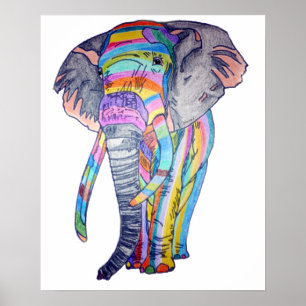 PÔSTER RAINBOWPHANT