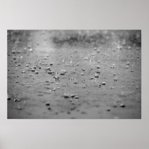 Poster Raindrops in a Storm
