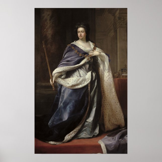 Poster Rainha Anne, 1703 (Frente)
