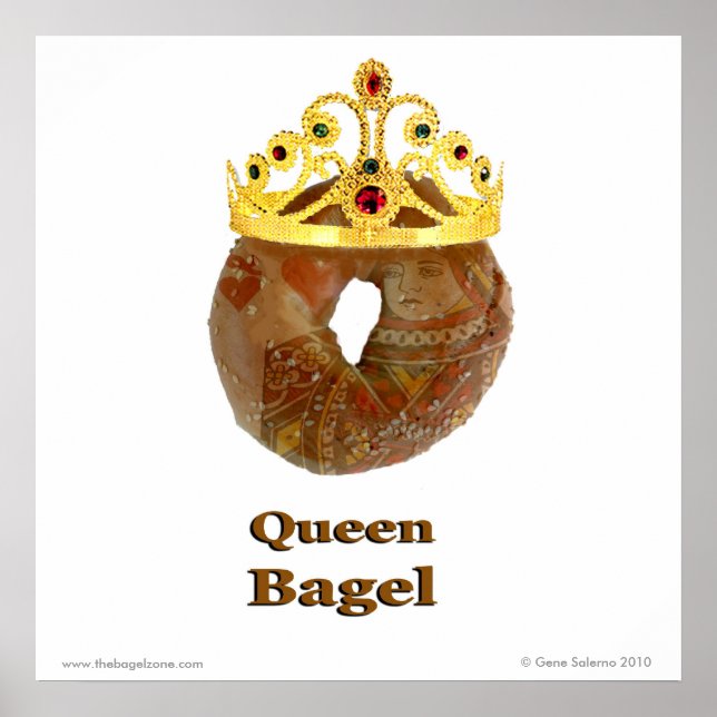 Pôster Rainha Bagel (Frente)