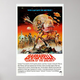 Poster Rainha Barbarella Da Galáxia 1968 Que Pode