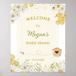 Poster Rainha Bee Bumblebee Noiva para Chá de panela de A