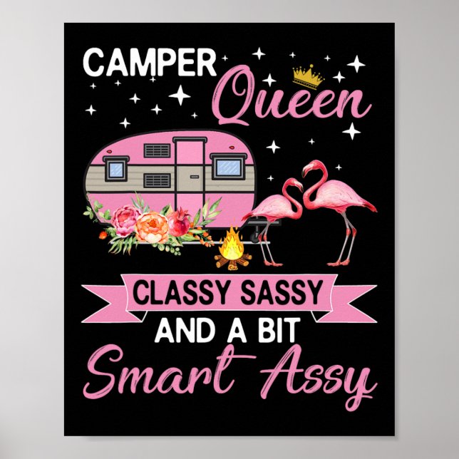 Poster Rainha Camper Cly Sy Inteligente Y Presentes de Ca (Frente)