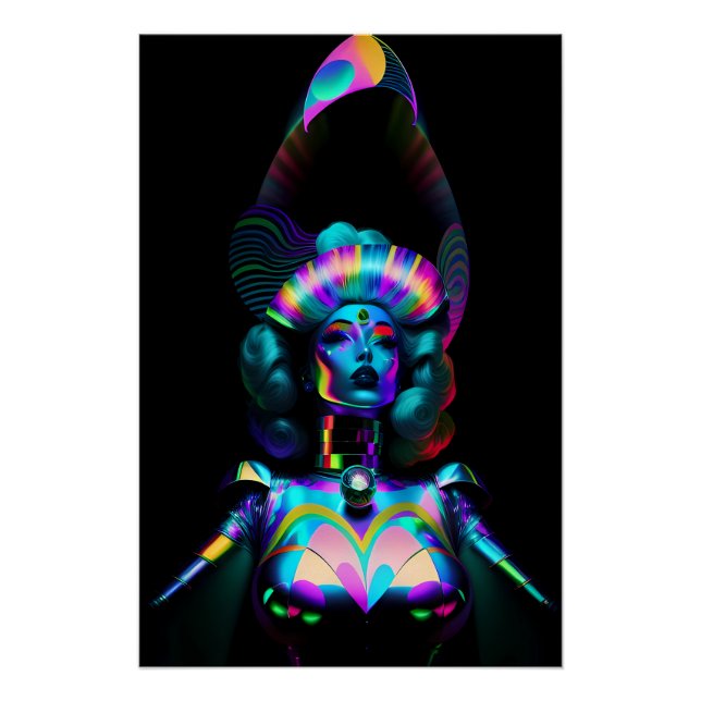 Pôster Rainha da Beleza Invisível (Frente)