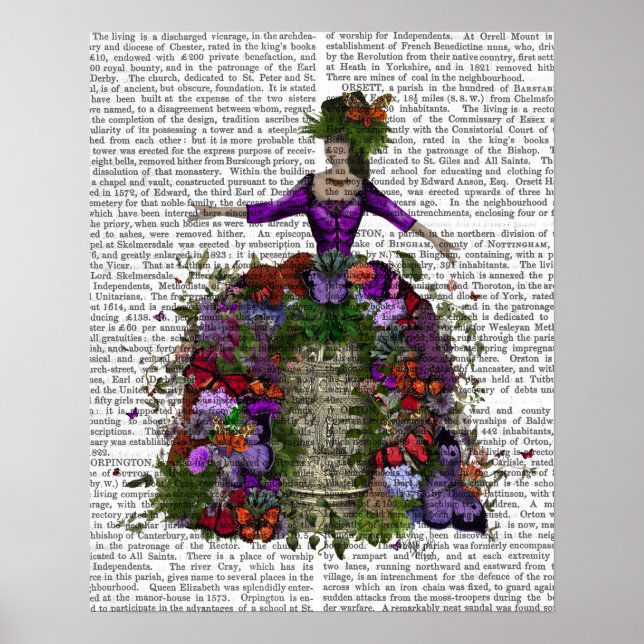 Pôster Rainha da Casa da Borboleta (Frente)