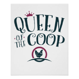 Pôster Rainha das Mulheres Agricultoras de Frango de Coop