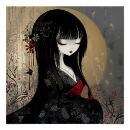 Pôster Rainha de Animação Japonesa