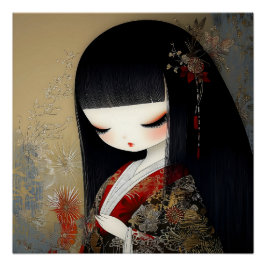 Pôster Rainha de anime volumosa