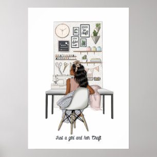 Poster Rainha de Artesanato Elegante