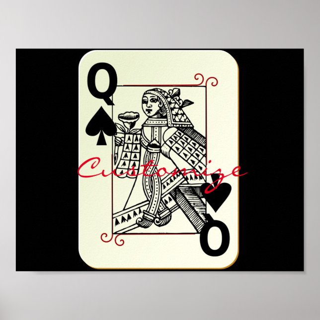 Poster Rainha de Espadas Trovão_Cove (Frente)