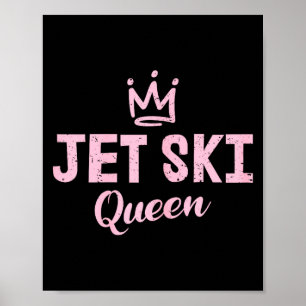 Poster Rainha de jet ski _ amante de jet-ski