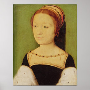 Pôster Rainha de Madeleine de France de Scotland, 1536
