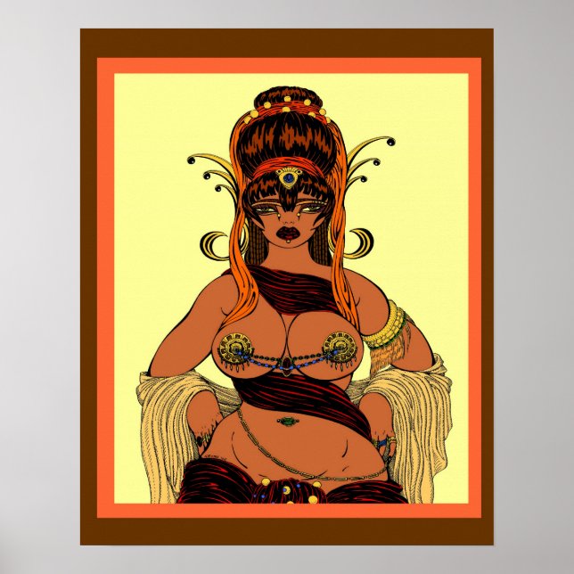 Poster Rainha de Sheba (Frente)