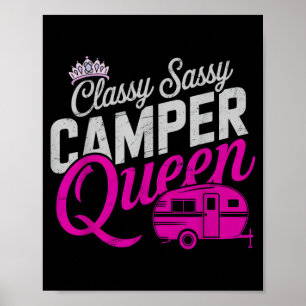 Poster Rainha do Acampamento Sassy Equipe de Acampamento