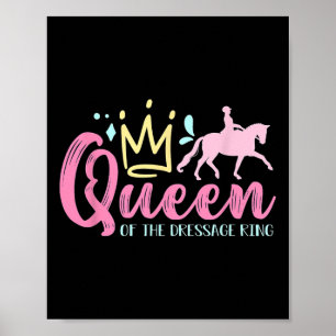 Poster Rainha Do Anel De Dressage Adora O Anel Horseback