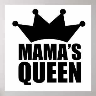 Poster rainha do bebê mama