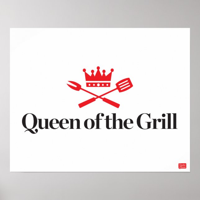 Poster Rainha do Grill (Frente)
