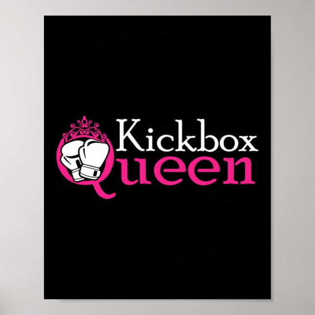 Poster Rainha do Kickbox É Garota de Kickboxing É Mulher  (Frente)