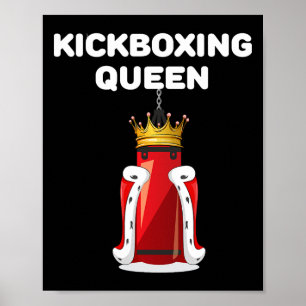 Poster Rainha do Kickboxing Garotas Kickboxing Mulheres K