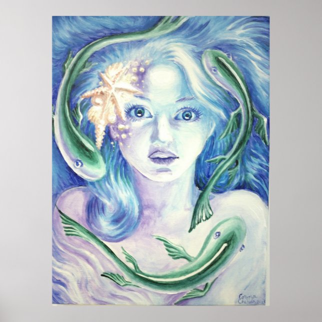 Poster Rainha do mar (Frente)