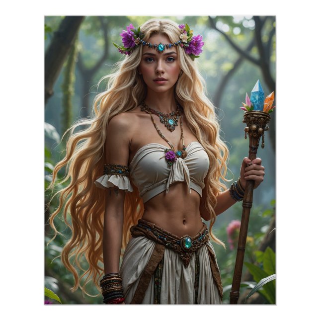 Pôster Rainha do poster da floresta (Frente)