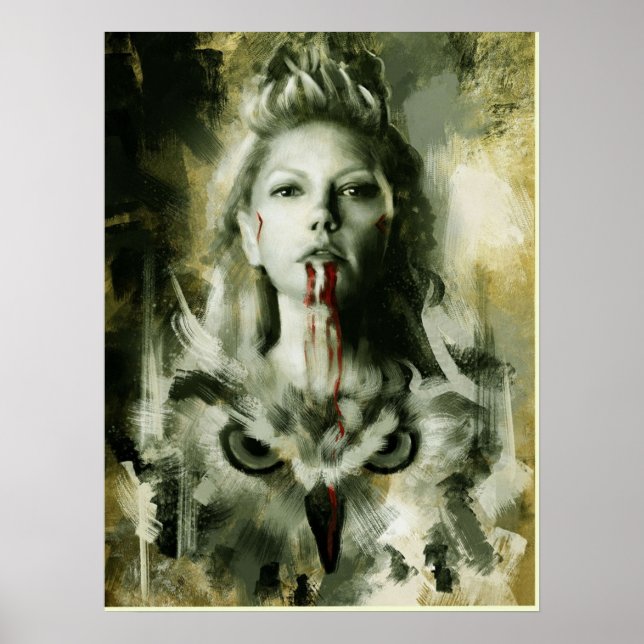 Poster rainha do vikings lagertha (Frente)