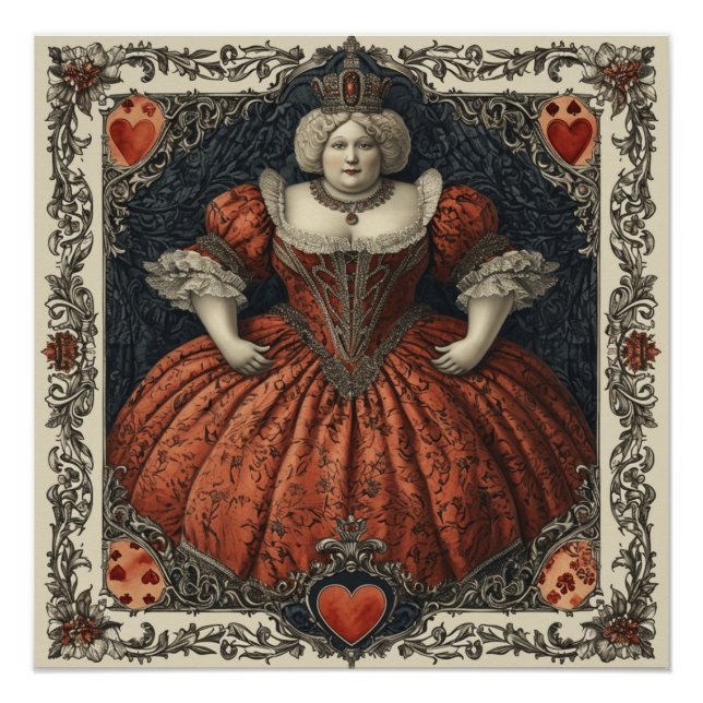 Pôster Rainha dos Corações da Maravilha: Rainha do Coraçã (Frente)