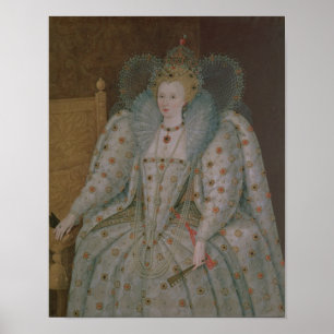 Pôster Rainha Elizabeth I da Inglaterra e da Irlanda