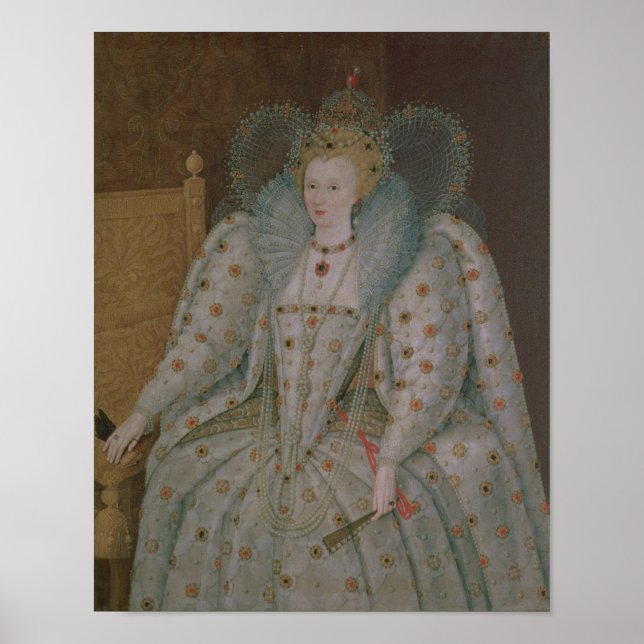 Pôster Rainha Elizabeth I da Inglaterra e da Irlanda (Frente)