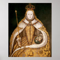 Rainha Elizabeth I em Robes de coroação