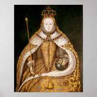 Rainha Elizabeth I em Robes de coroação