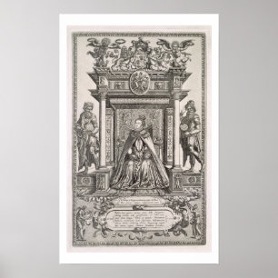 Pôster Rainha Elizabeth mim (1533-1603) como o consumidor
