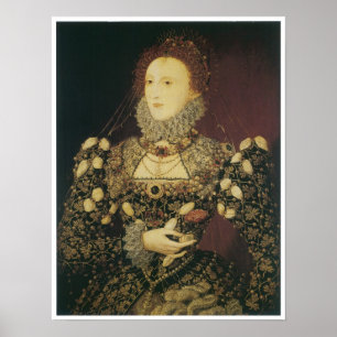 Poster Rainha Elizabeth mim, 1575