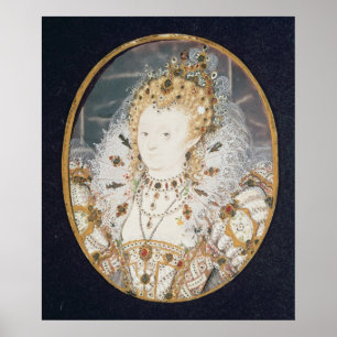 Pôster Rainha Elizabeth mim, c.1595-1600