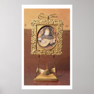 Pôster Rainha Elizabeth mim que jogo o alaúde (incluir