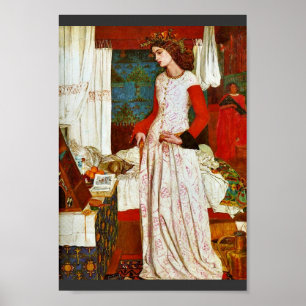 Poster Rainha Guinevere por William Morris (a melhor