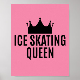 Poster Rainha Ice de Patinação - Patinação no Gelo