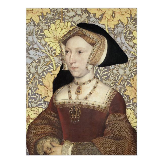 Pôster Rainha Jane Seymour da Inglaterra Retrato (Frente)