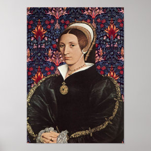 Pôster Rainha Katherine Howard do retrato de Inglaterra