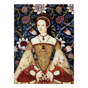 Pôster Rainha Katherine Parr da Inglaterra Retrato