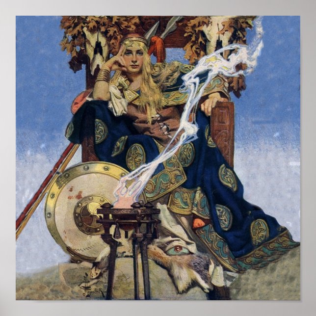 Pôster Rainha Maeve Warrior Woman Princess (Frente)